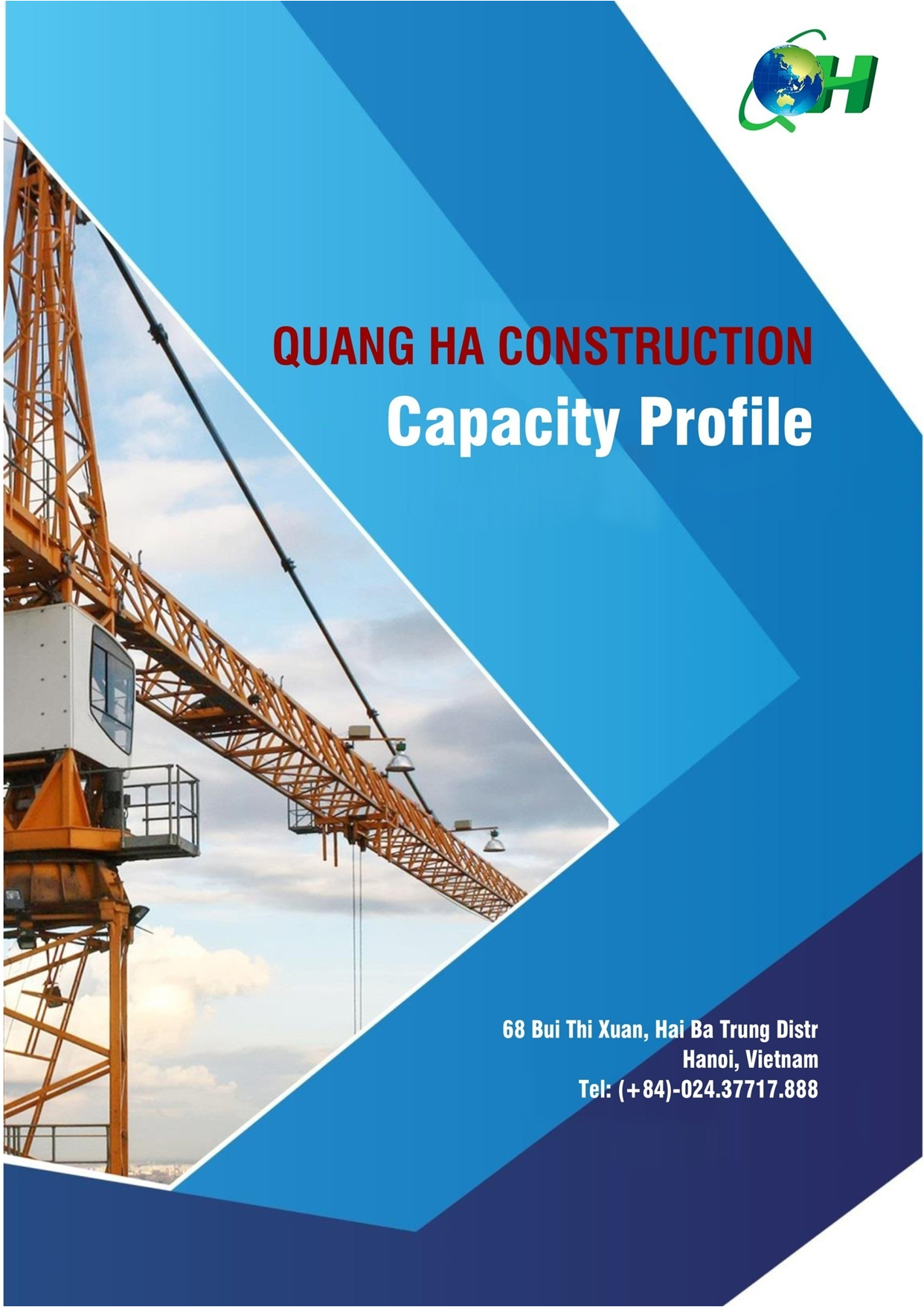 Hồ sơ năng lực Công ty Cổ phần XDTM & TT Quang Hà (Tiếng Nhật)